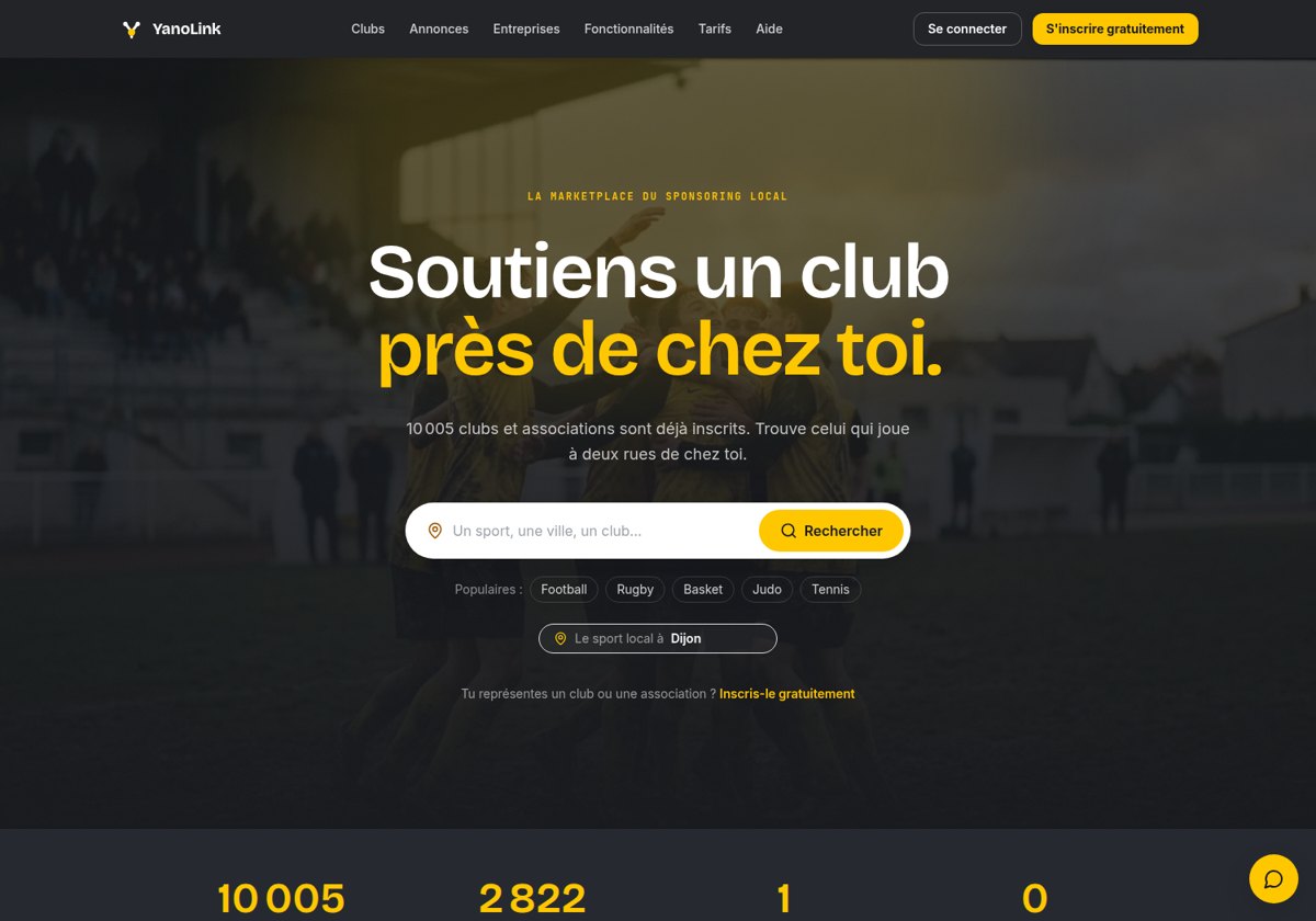 La home de yanolink.com