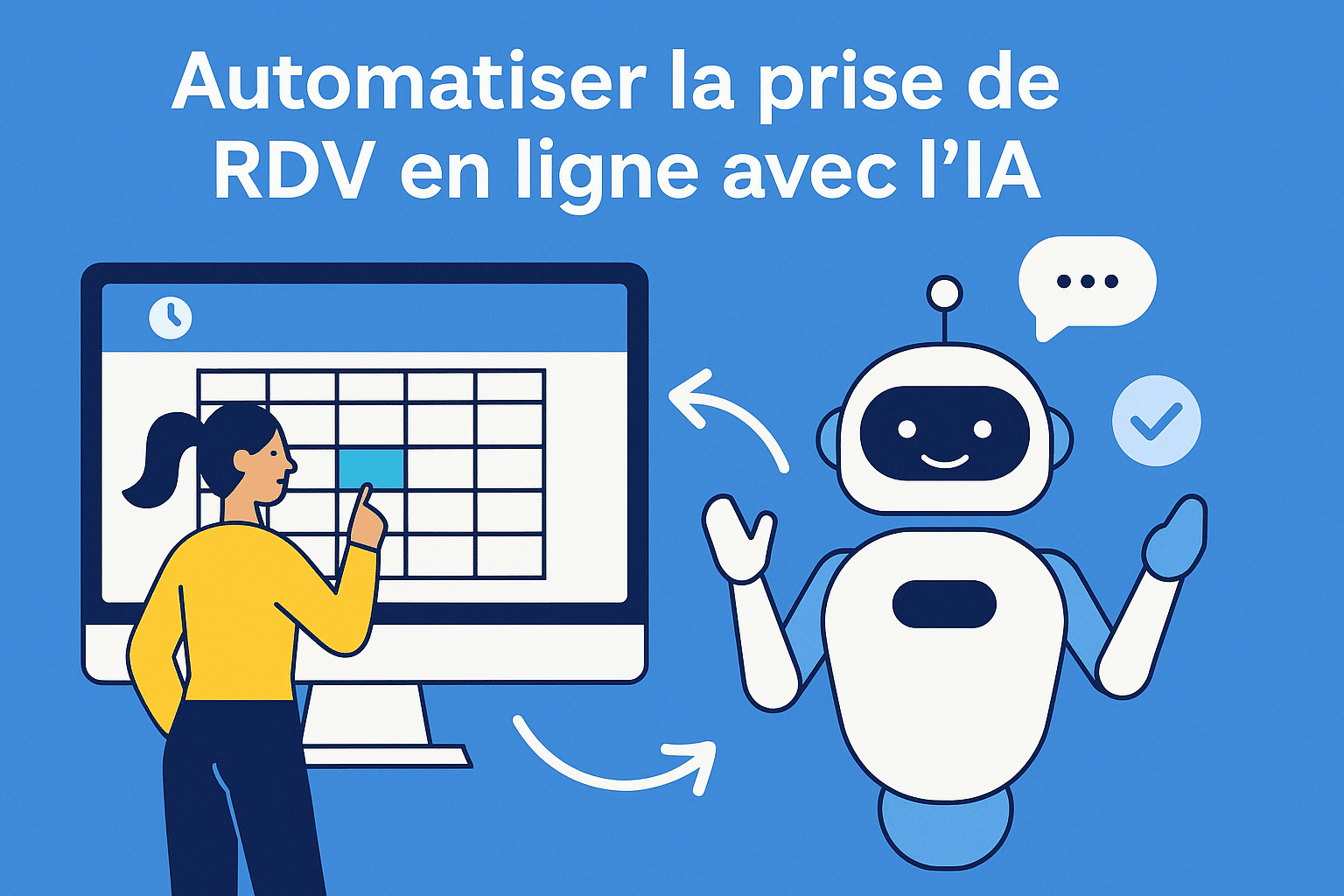 Automatisation intelligente de la prise de rendez-vous en ligne avec IA