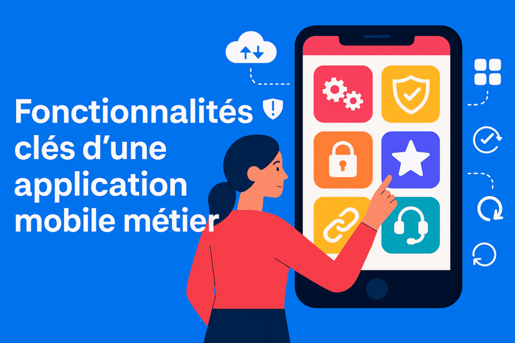 Fonctionnalités clés d’une application mobile métier pour les entreprises