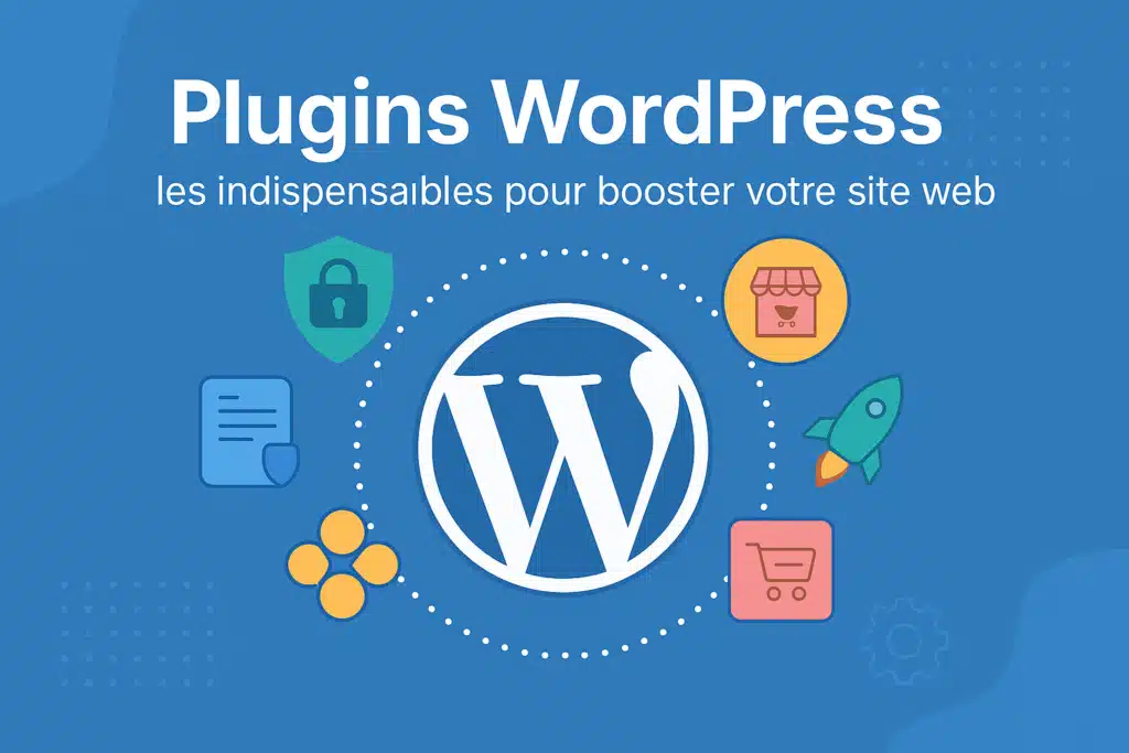 Illustration des meilleurs plugins WordPress pour booster un site web