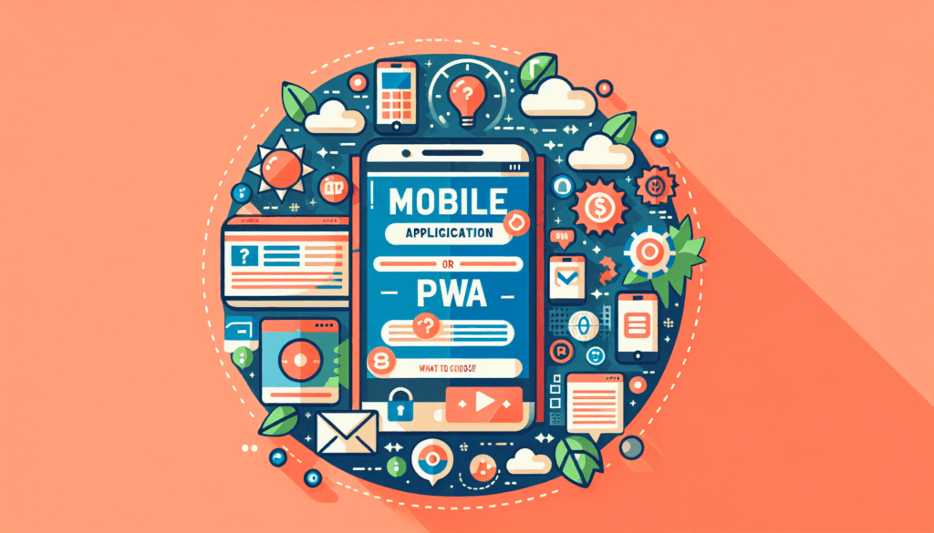 Illustration sur le thème : application vs pwa