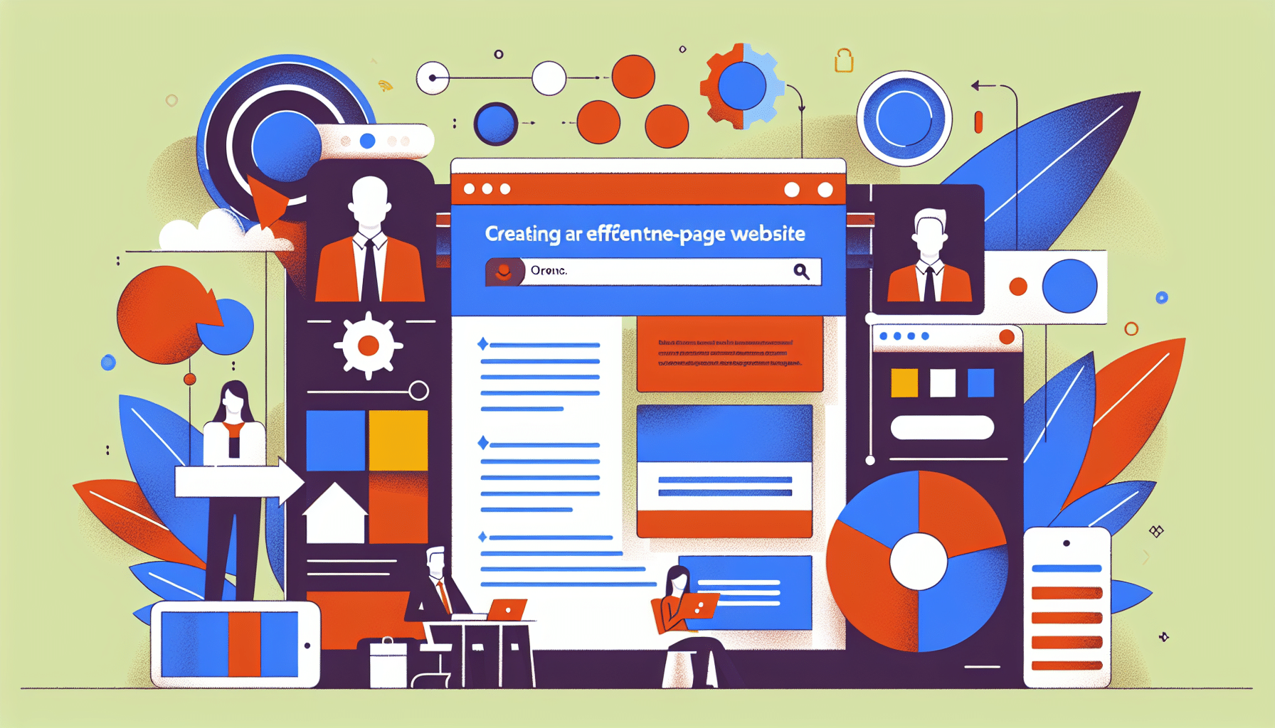 Illustration sur le thème : site one page